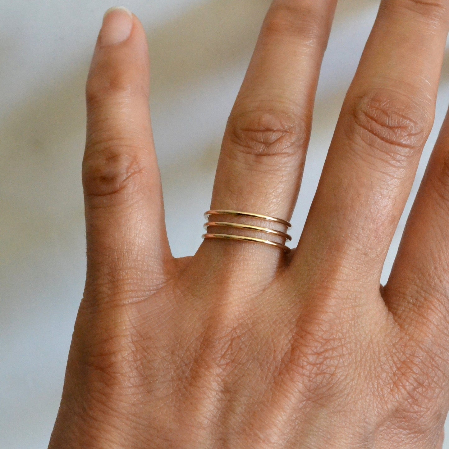 14k Criss Cross Ring