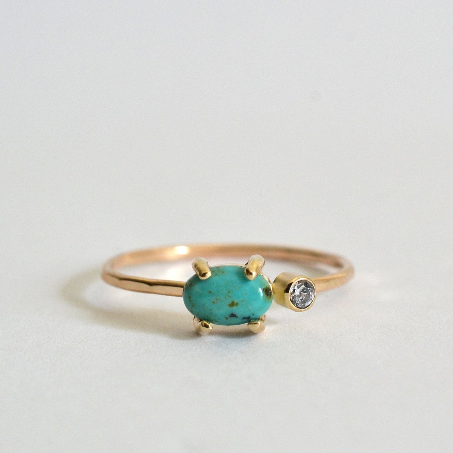 14k Bella Turquoise Ring