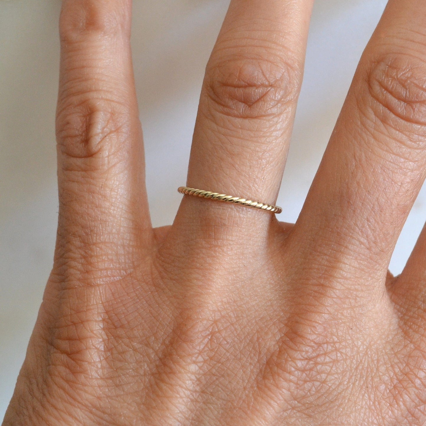 14k Rope Ring
