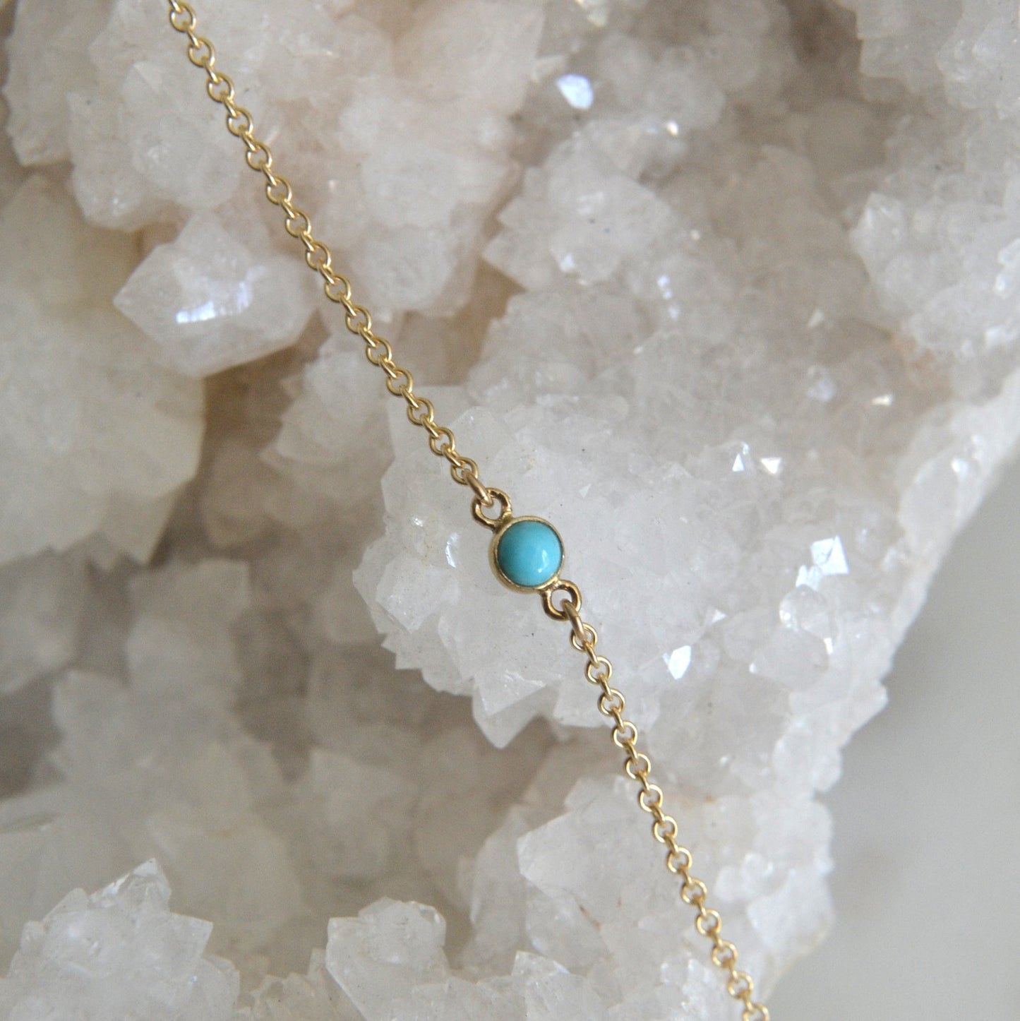 14k Turquoise Bracelet