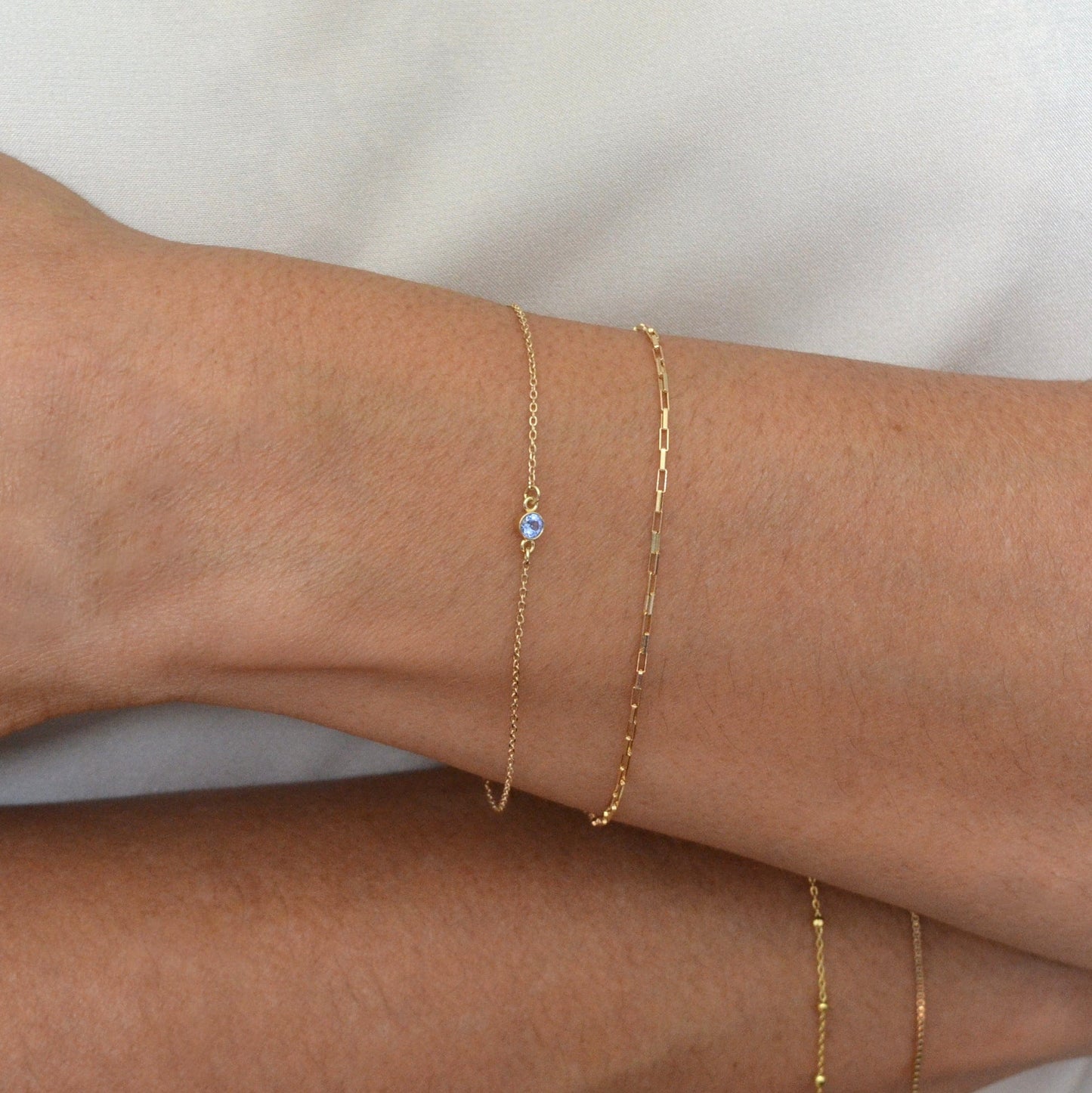 14k Black Spinel Bracelet