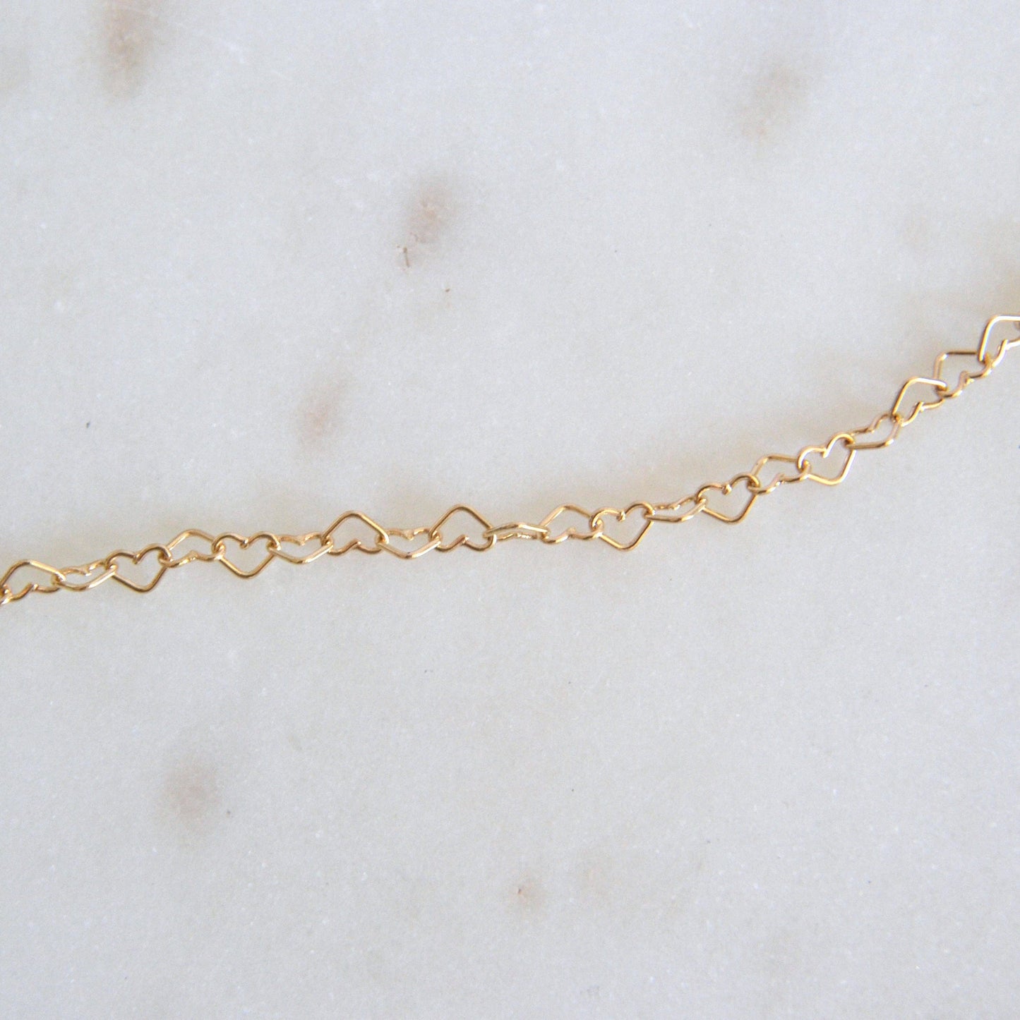 14k Heart Bracelet