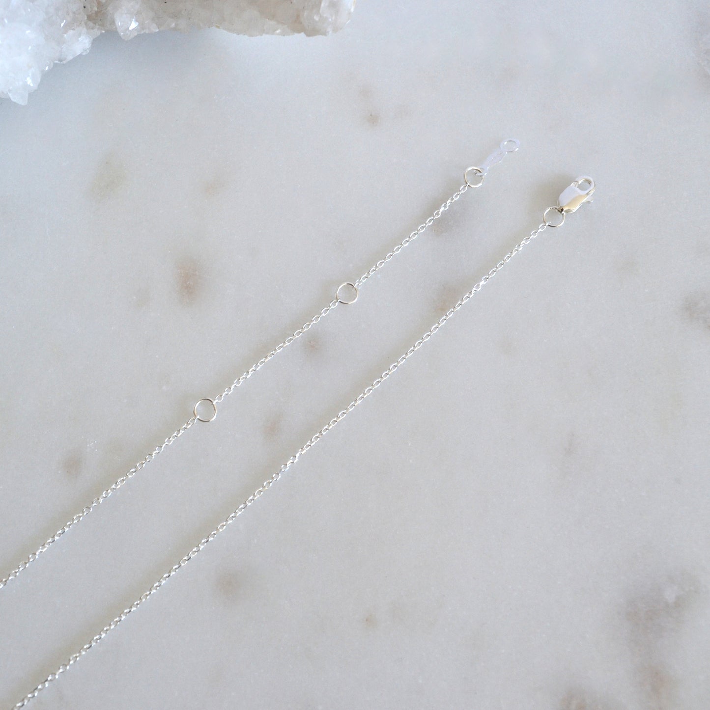 14k & Silver Opal Necklace