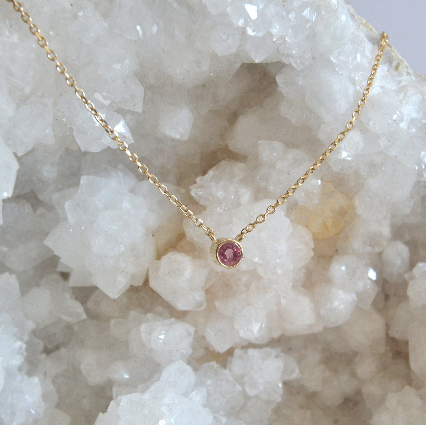 14k Gemstone Necklace