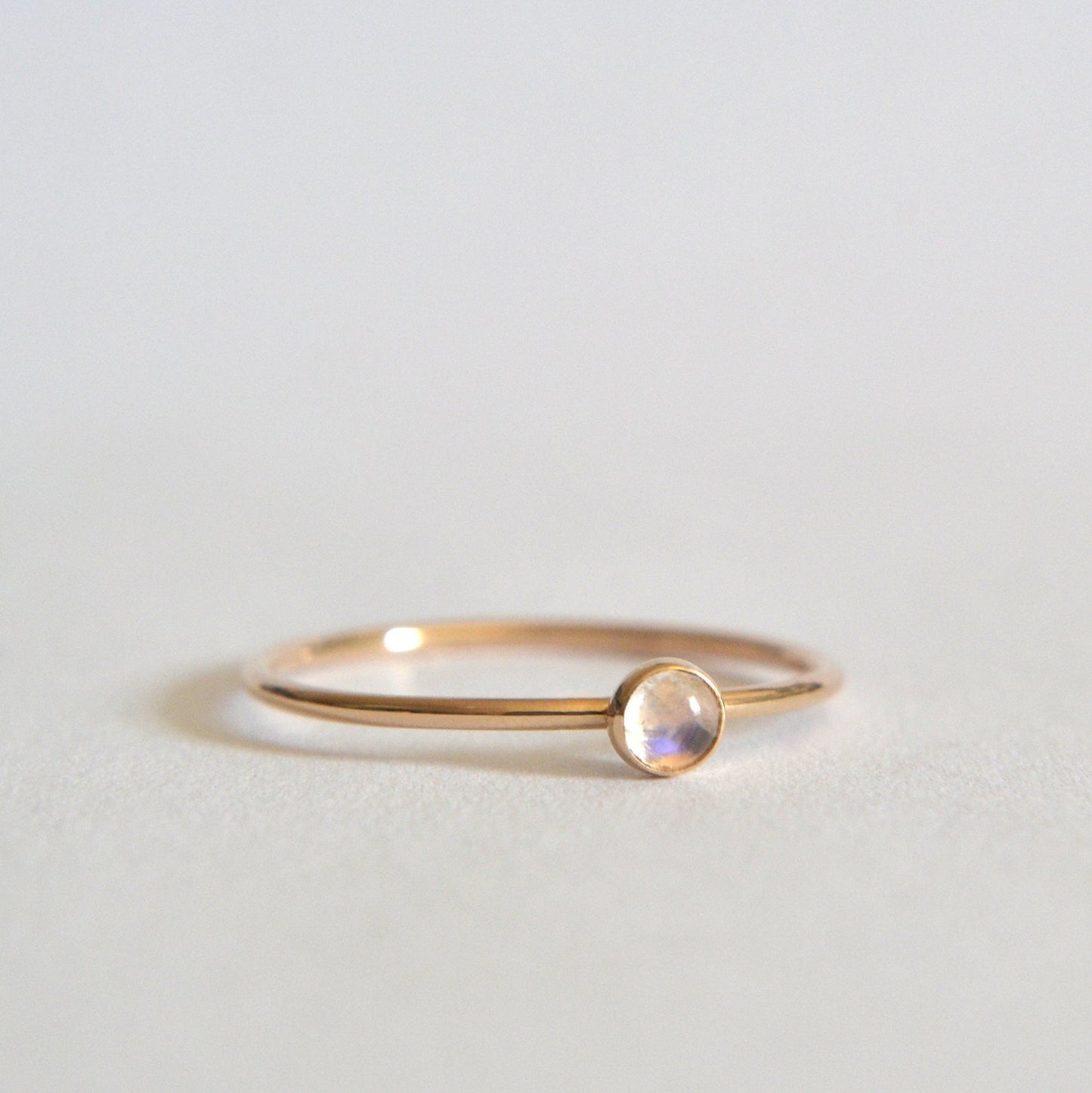 14k Moonstone Ring