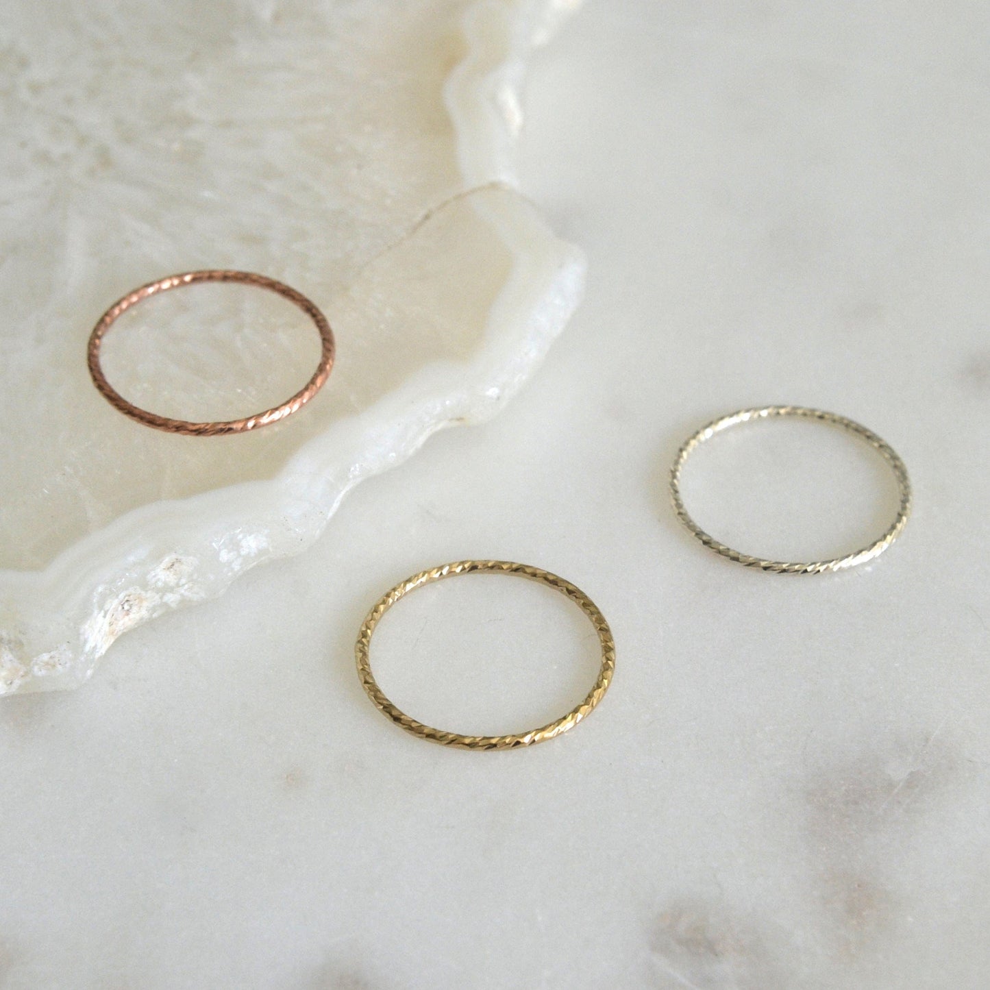 Sparkling Stacking Ring