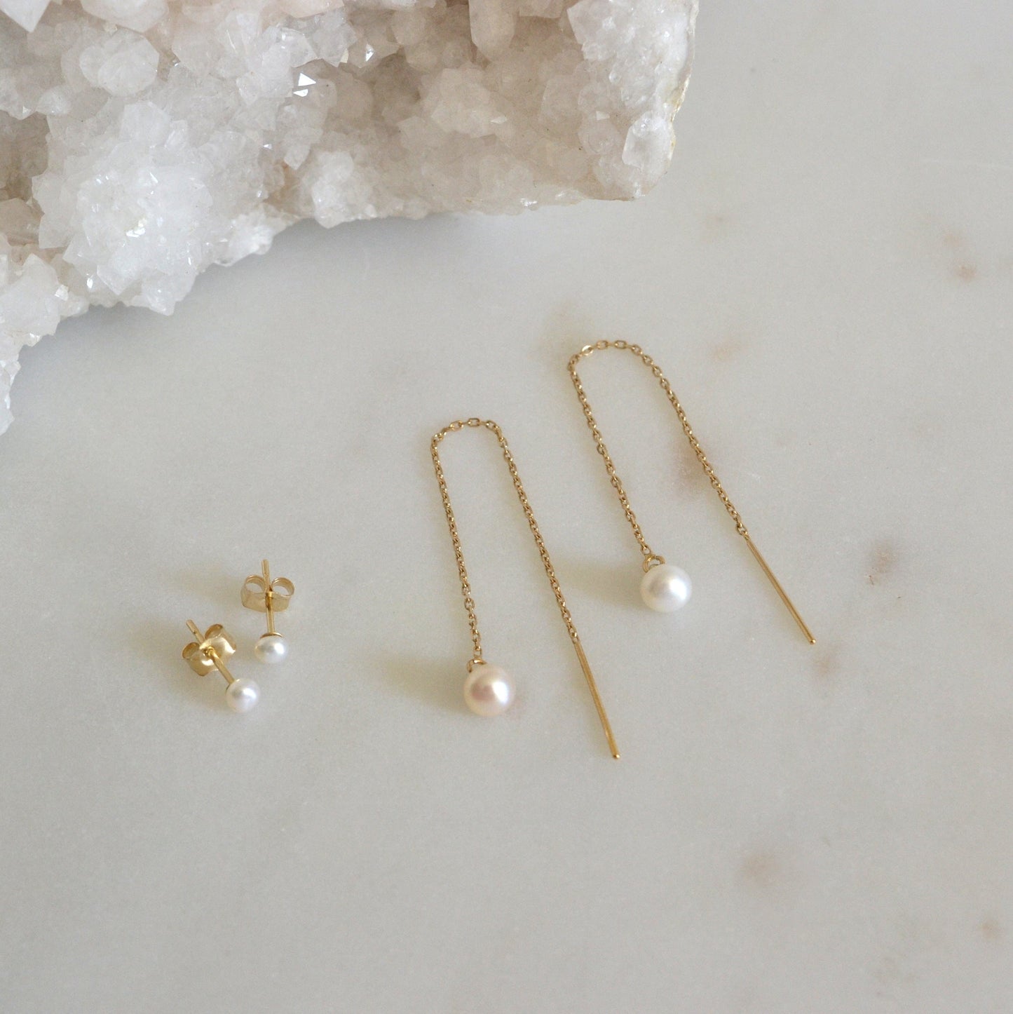 14k Pearl Studs