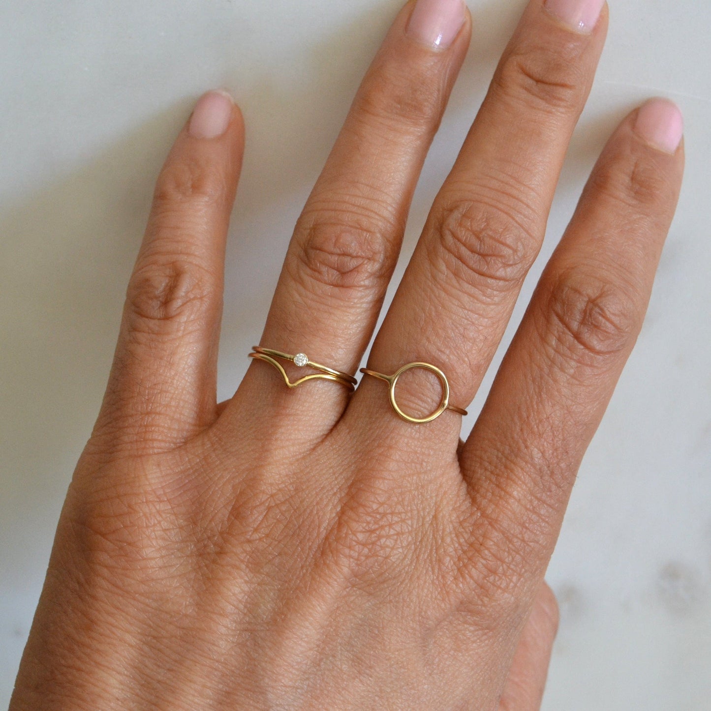 Tiny CZ Ring