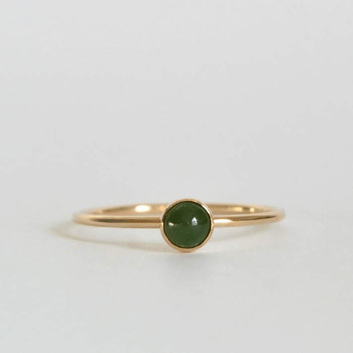 14k Gretel Jade Ring