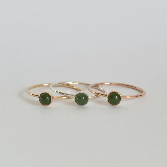 14k Gretel Jade Ring