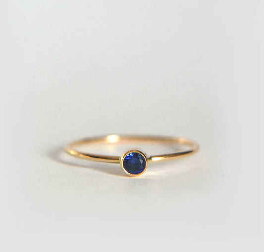 14k Sapphire Ring