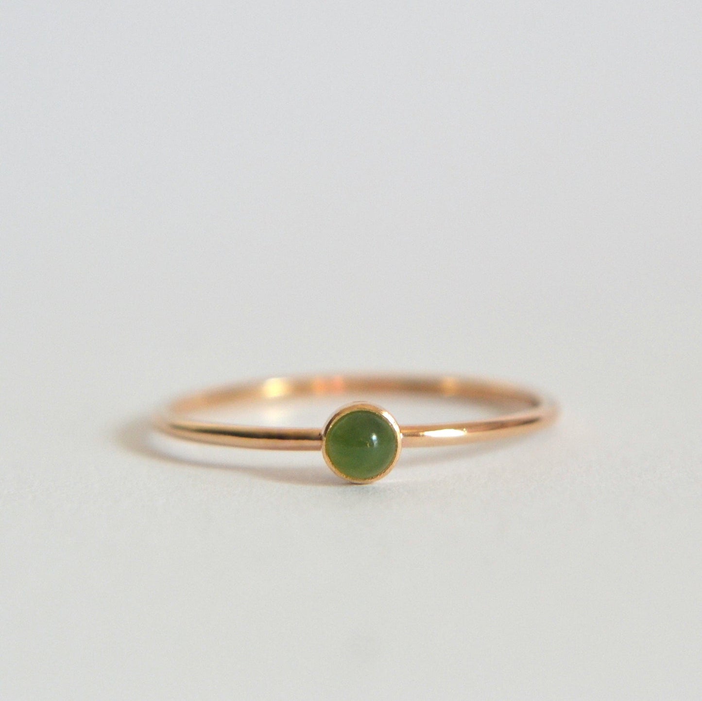 14k Jade Ring