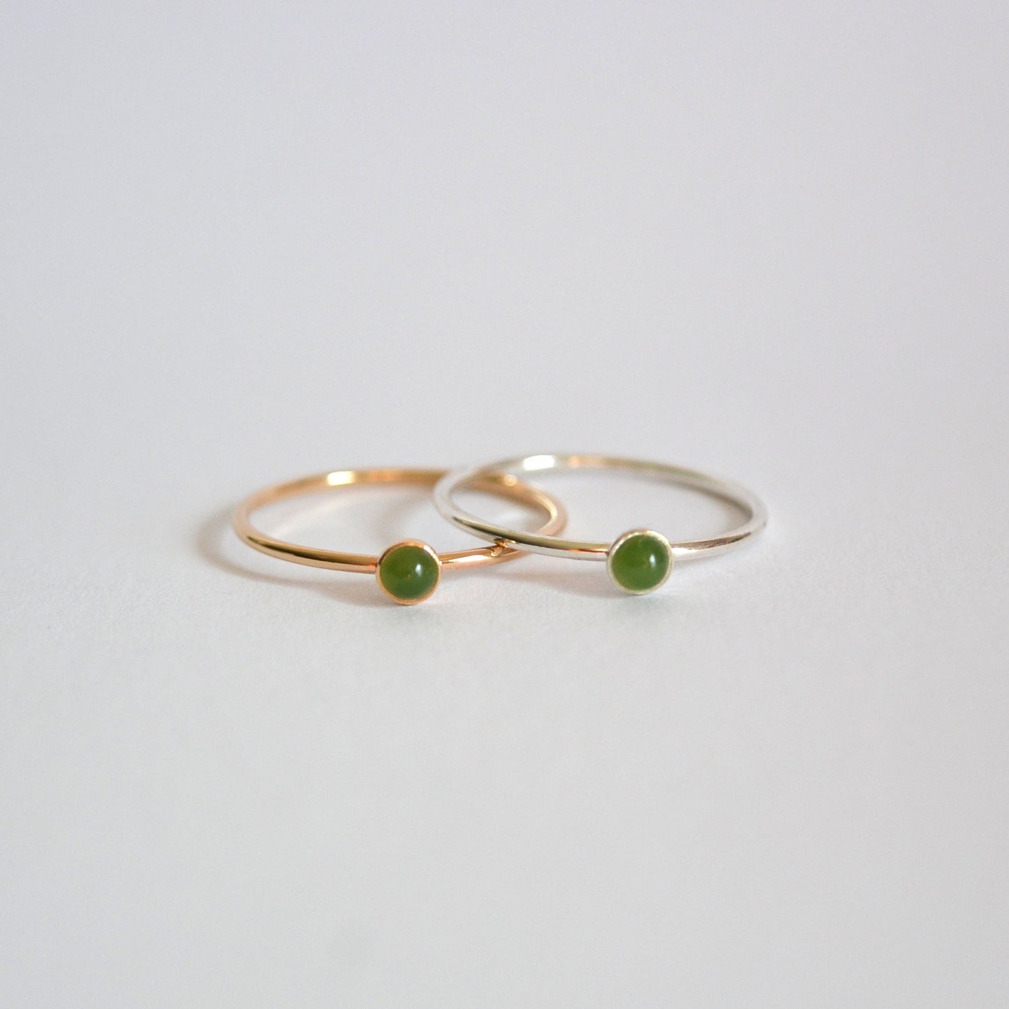 14k Jade Ring