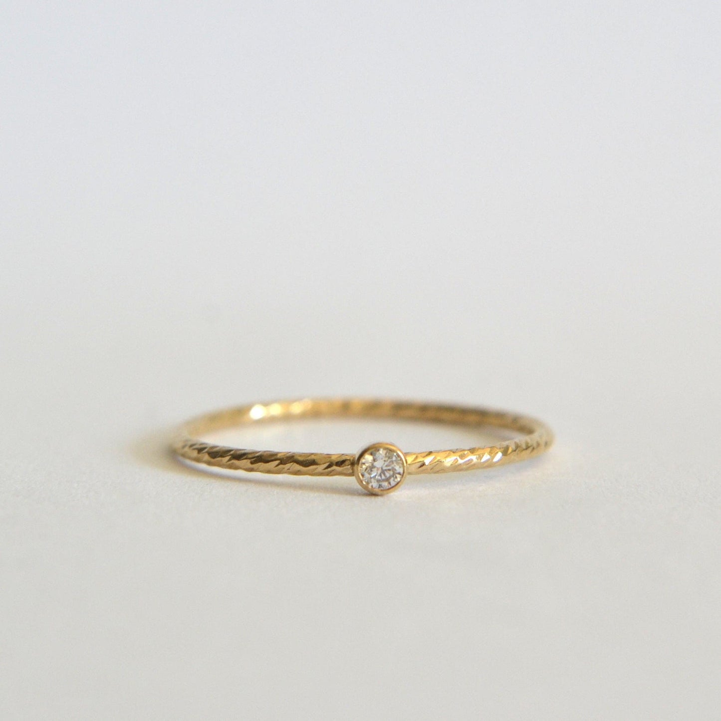Cz Sparkling Stacking Ring