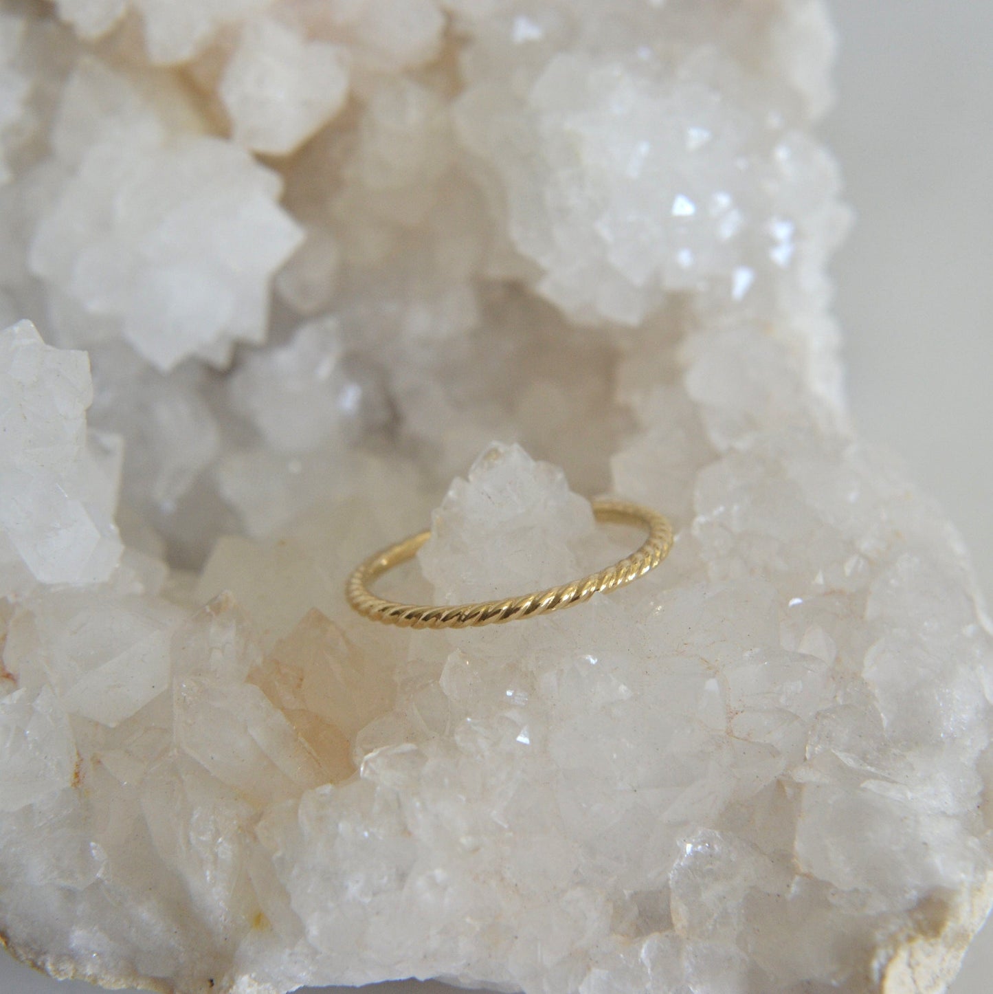 14k Rope Ring