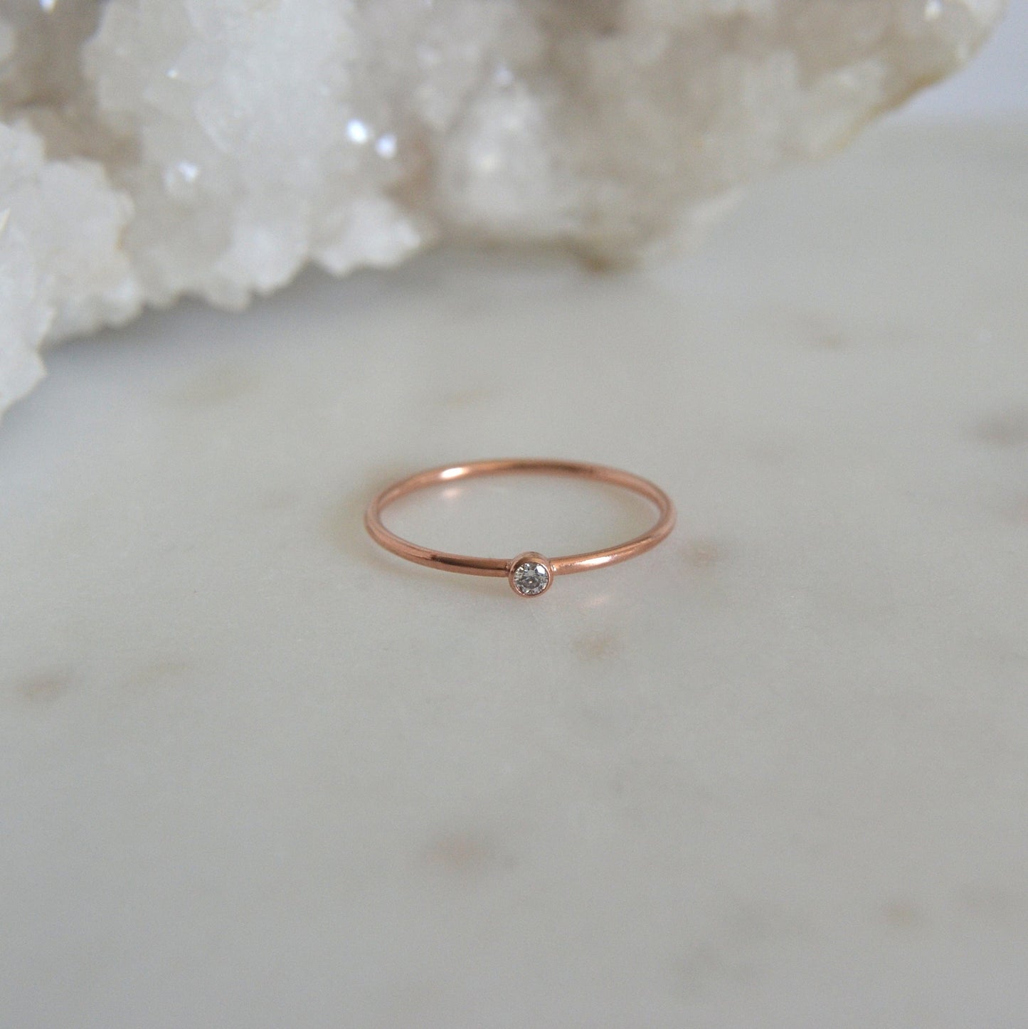 Tiny CZ Ring