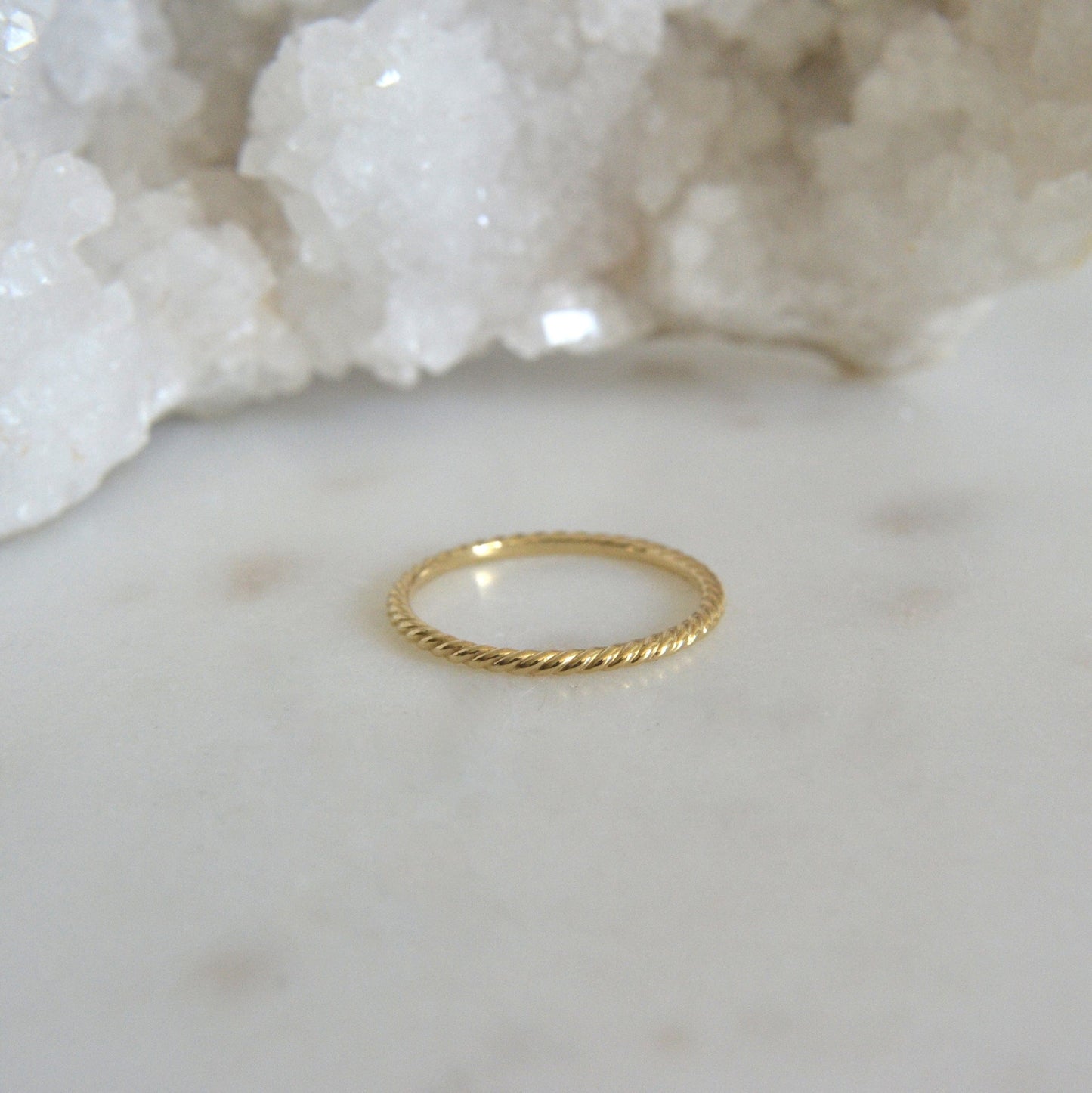 14k Rope Ring