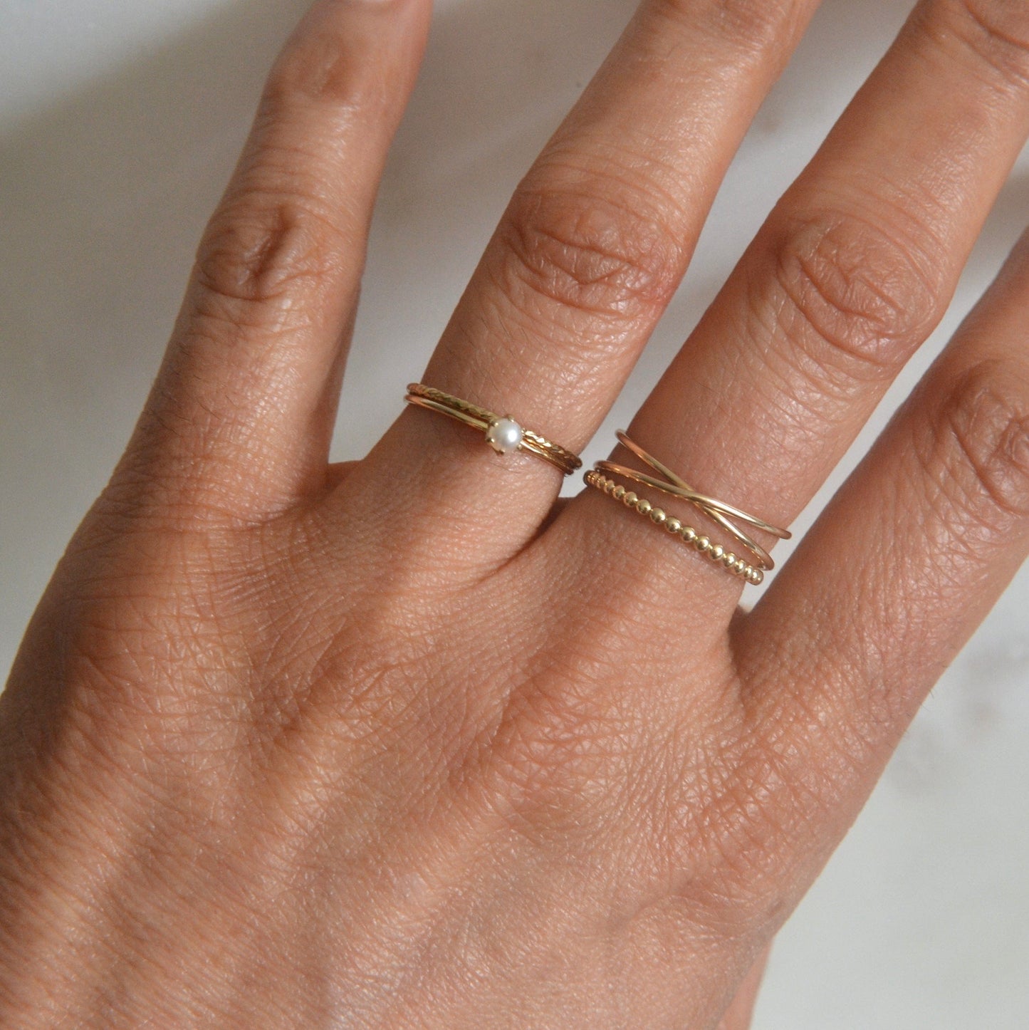 14k Pearl Ring