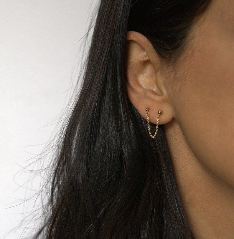 Ball Chain Earrings