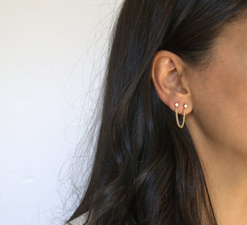 Curb Chain Earrings