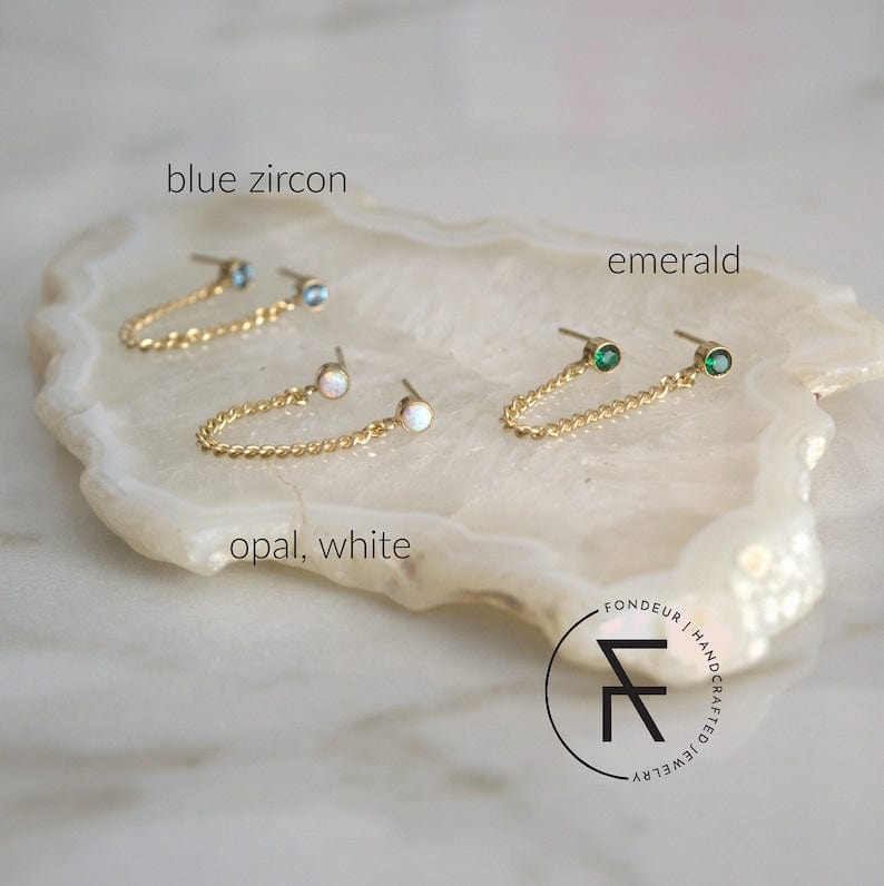 Curb Chain Earrings