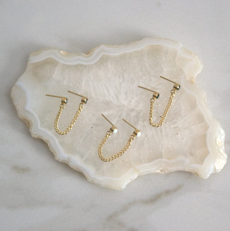 Curb Chain Earrings