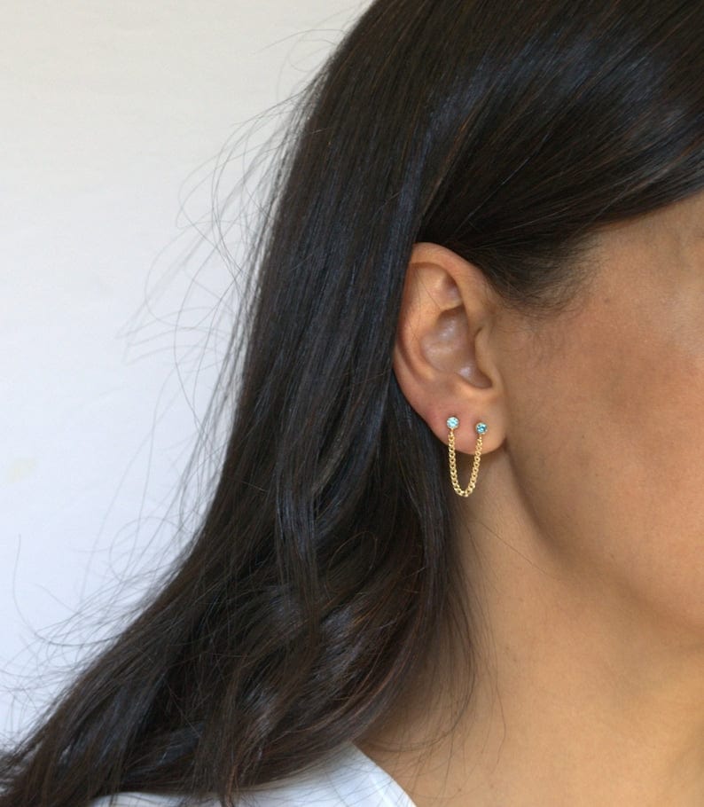 Curb Chain Earrings