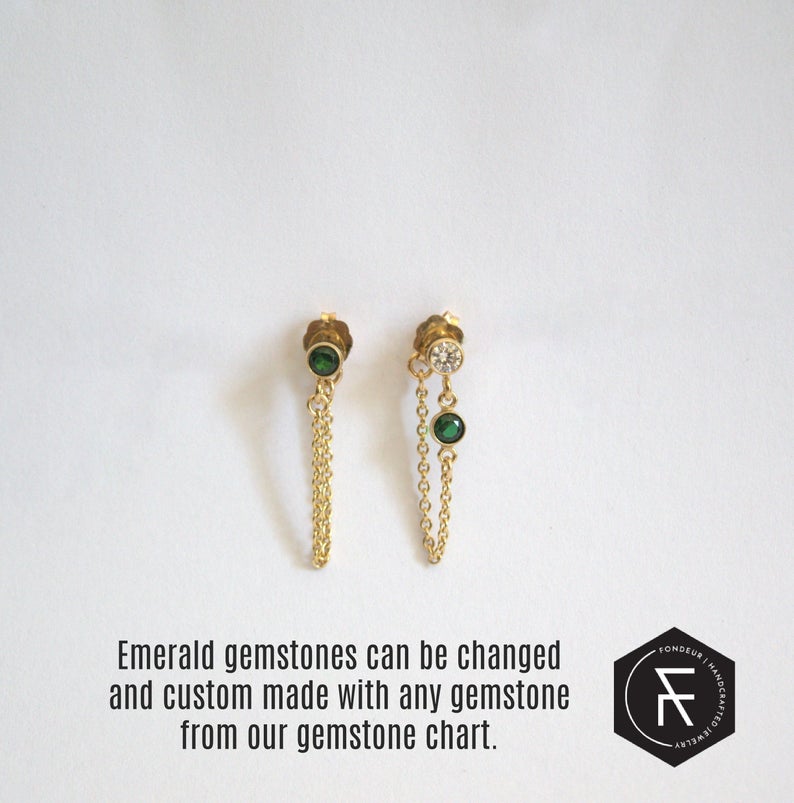 Mismatched Chain Earrings