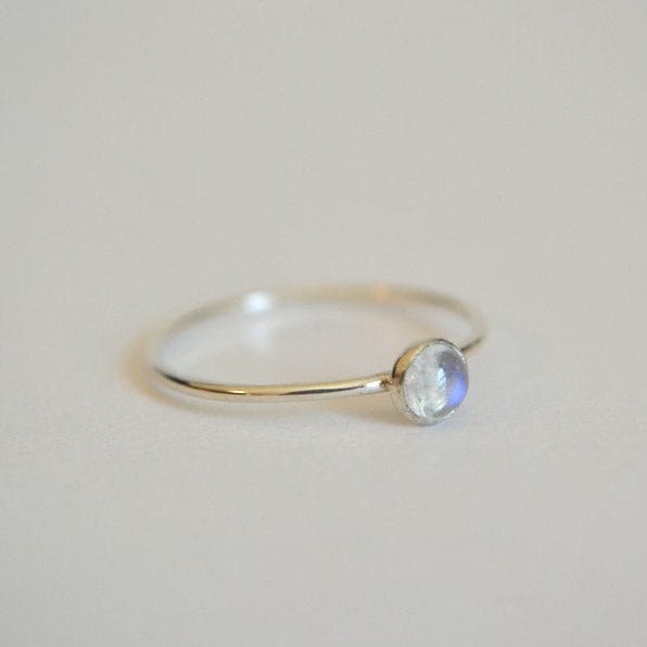 Moonstone Ring 4mm