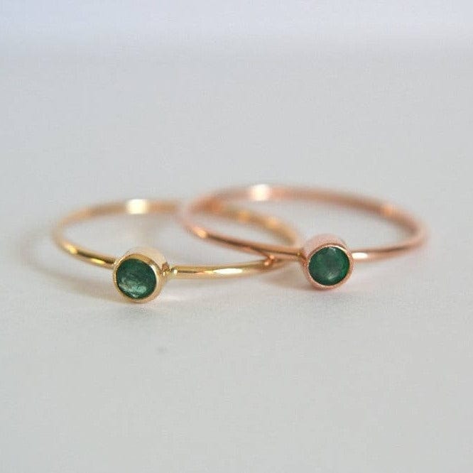 14k Emerald Ring