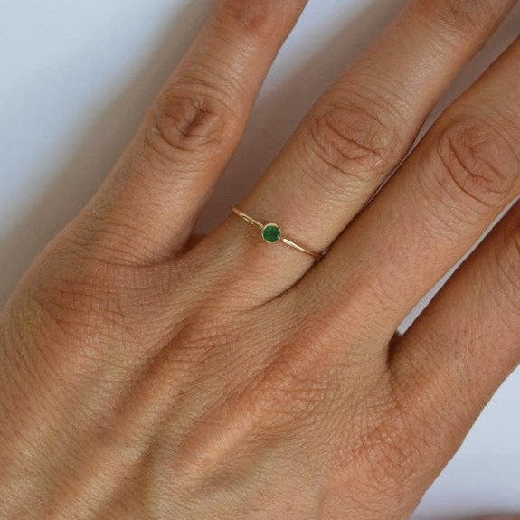 14k Emerald Ring