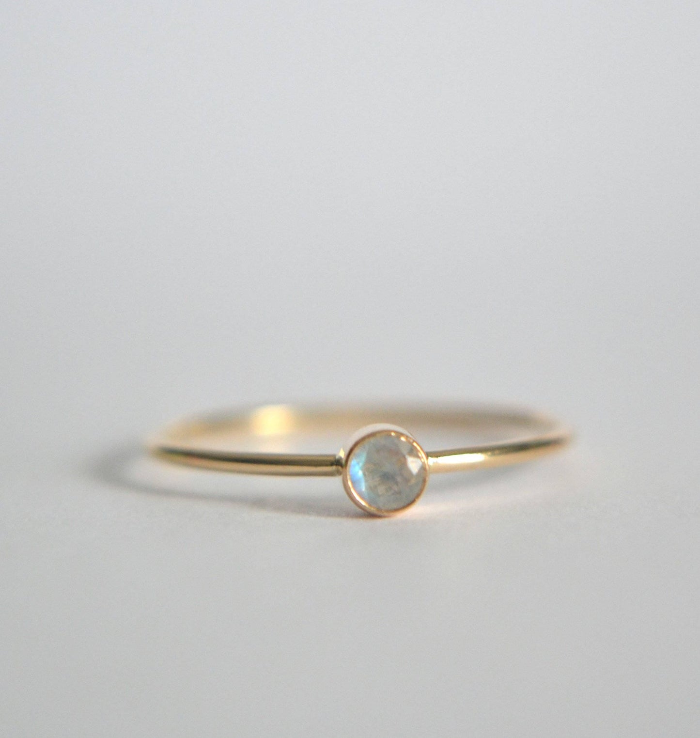 14k Moonstone Ring