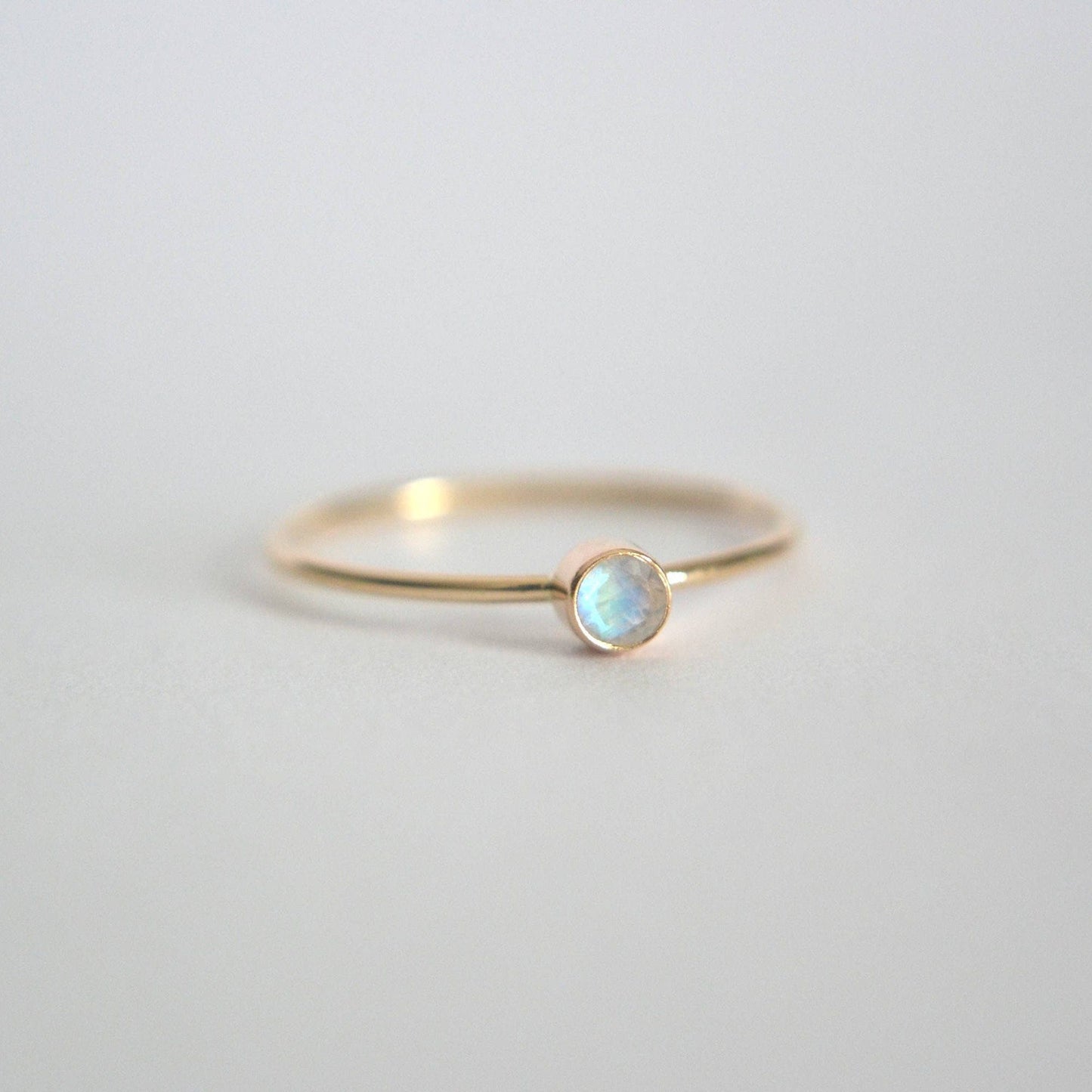 14k Moonstone Ring