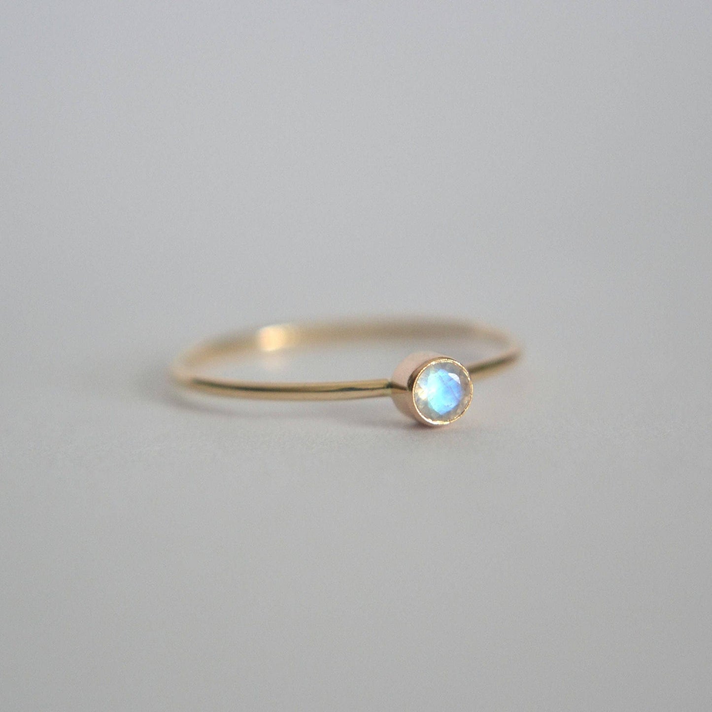 14k Moonstone Ring