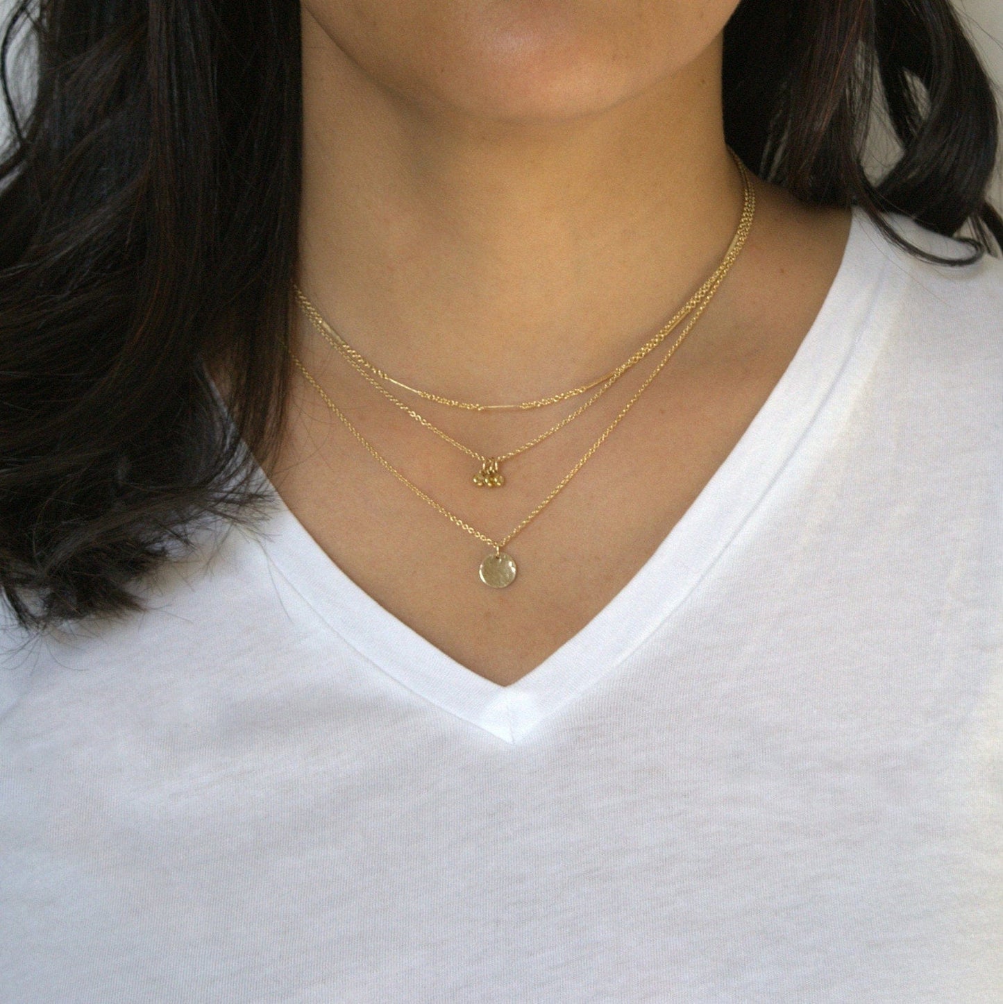 Trio Charm Necklace