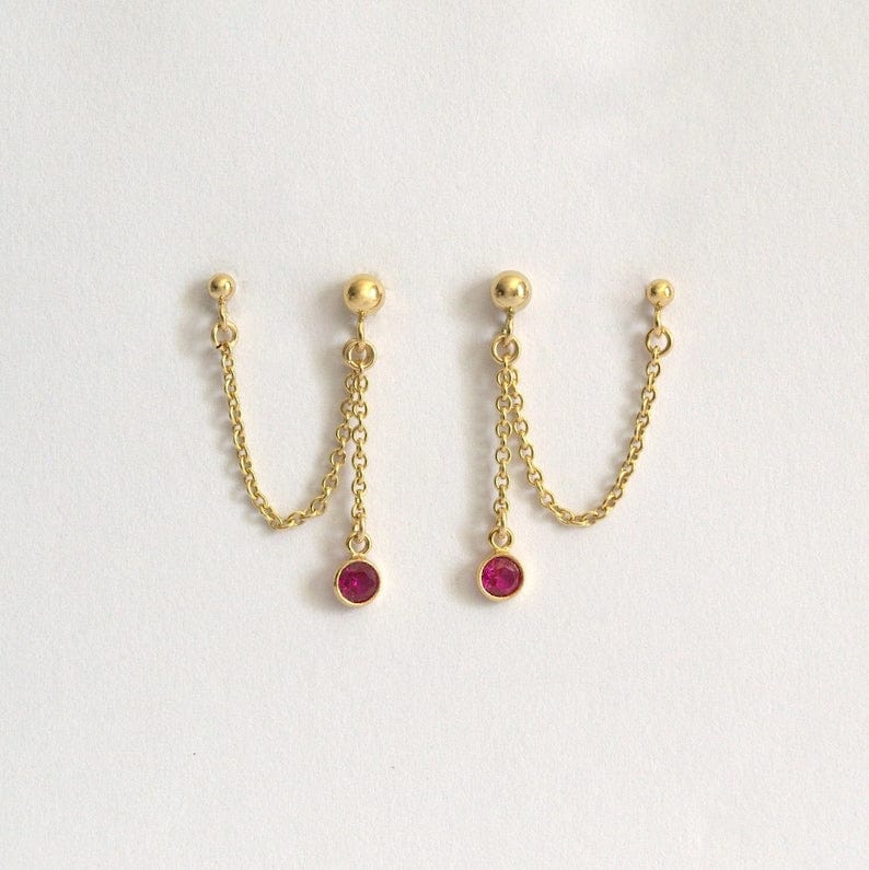 Ball & Stone Earrings