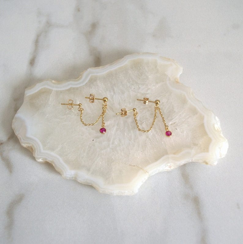 Ball & Stone Earrings