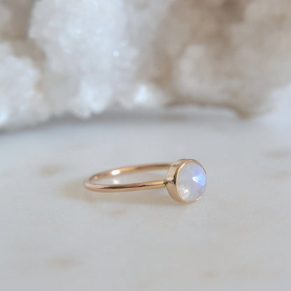 14k Moonstone Ring