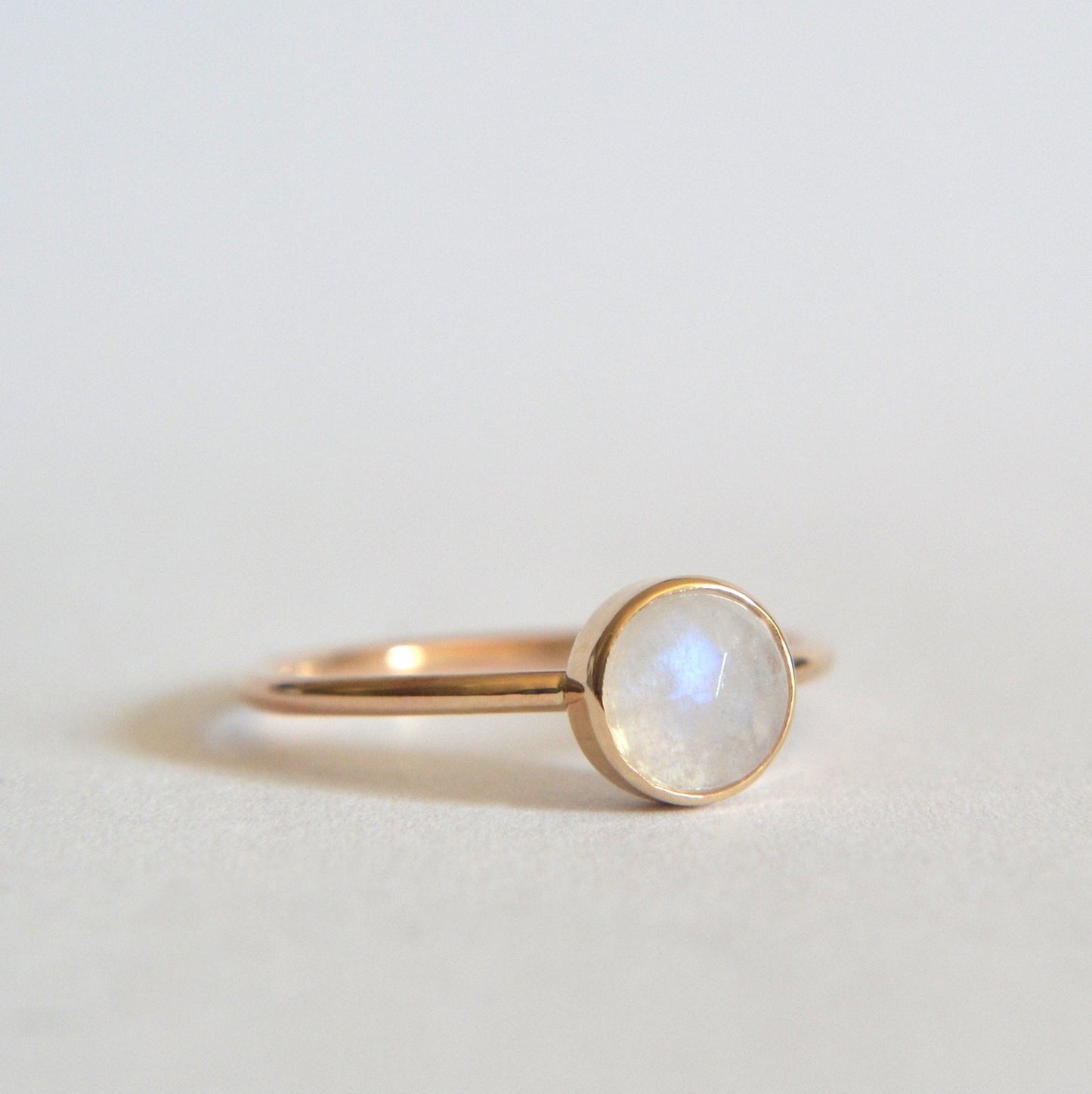 14k Moonstone Ring