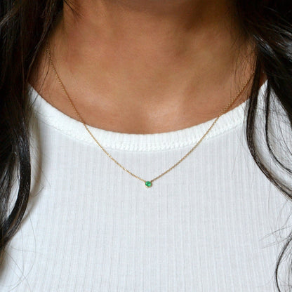 14k Gemstone Necklace