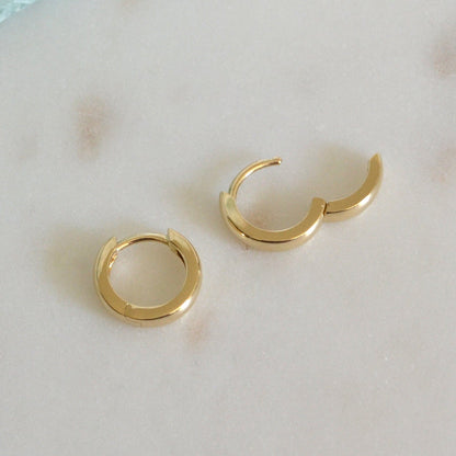 14k Gold Huggies