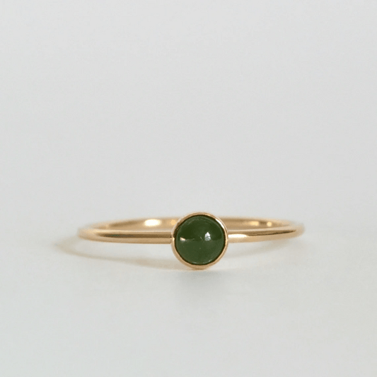 14k Gretel Jade Ring