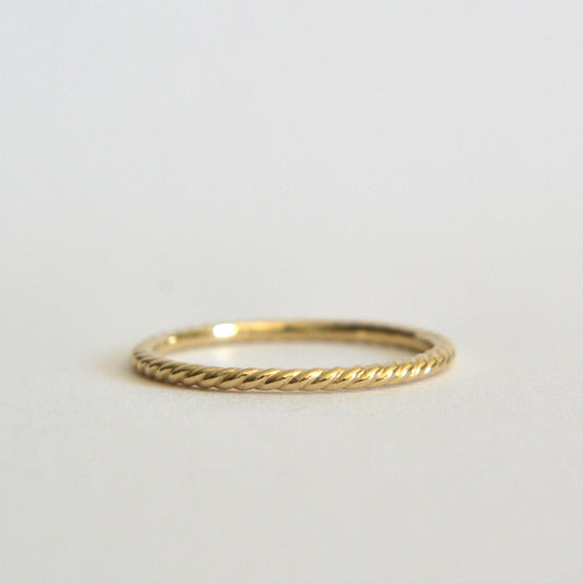 14k Rope Ring