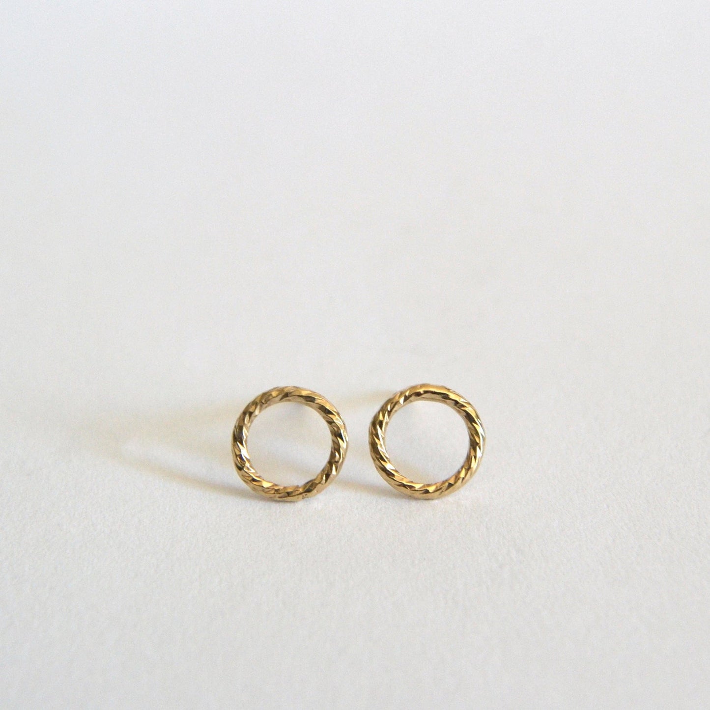 Sparkling Circle Studs